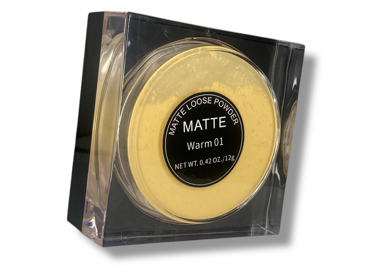 Matte Loose Powder WARM #01 - J.E.V.A Make.Up Store