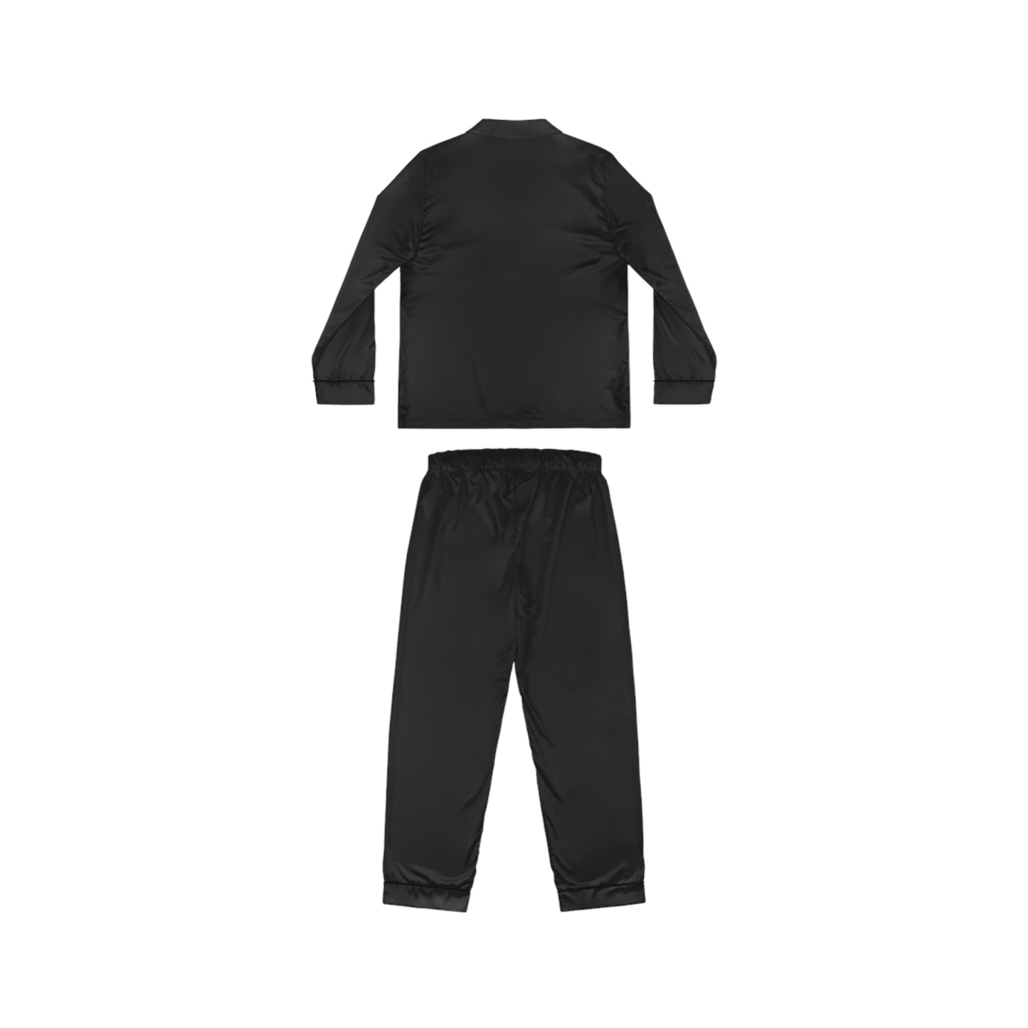 JEVA INTIMATES Satin Pajama Set — Dark Night Silk-Feel Sleepwear