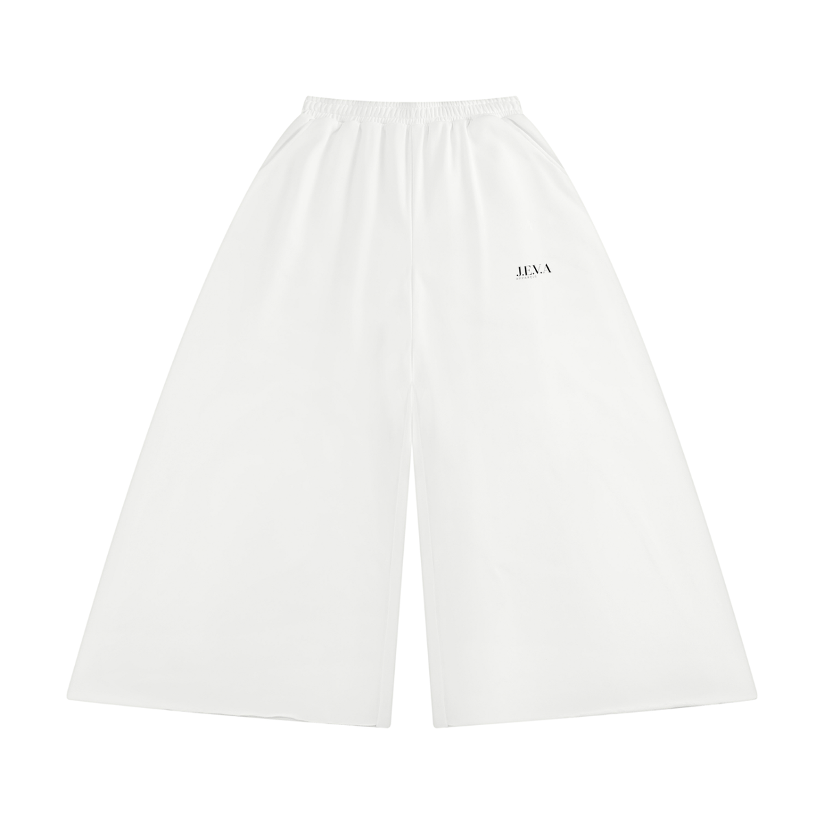 Women's Raw Edge Wide Leg Sweatpants