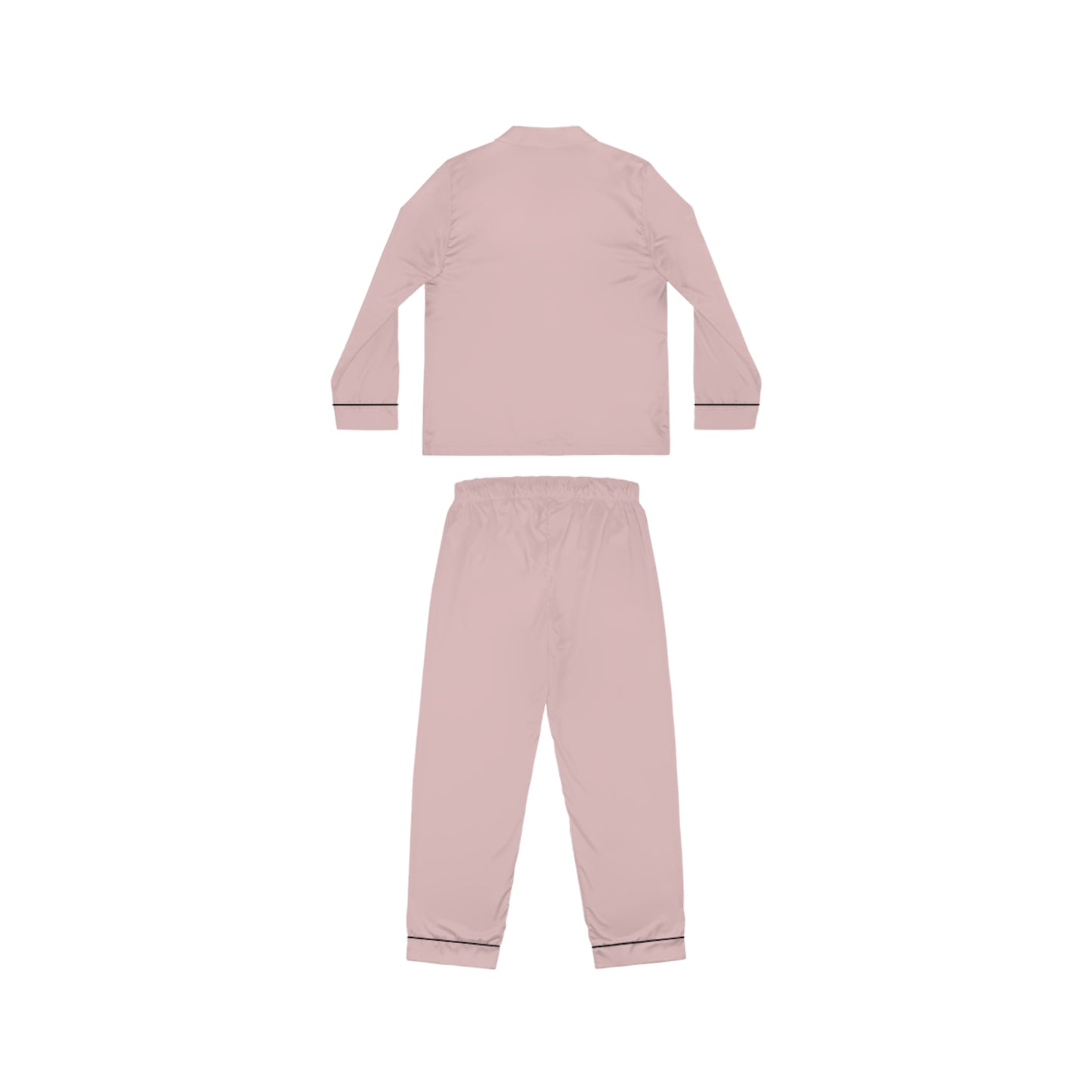 JEVA INTIMATES  Satin Pajama Set — Blush Pink Luxe Sleepwear