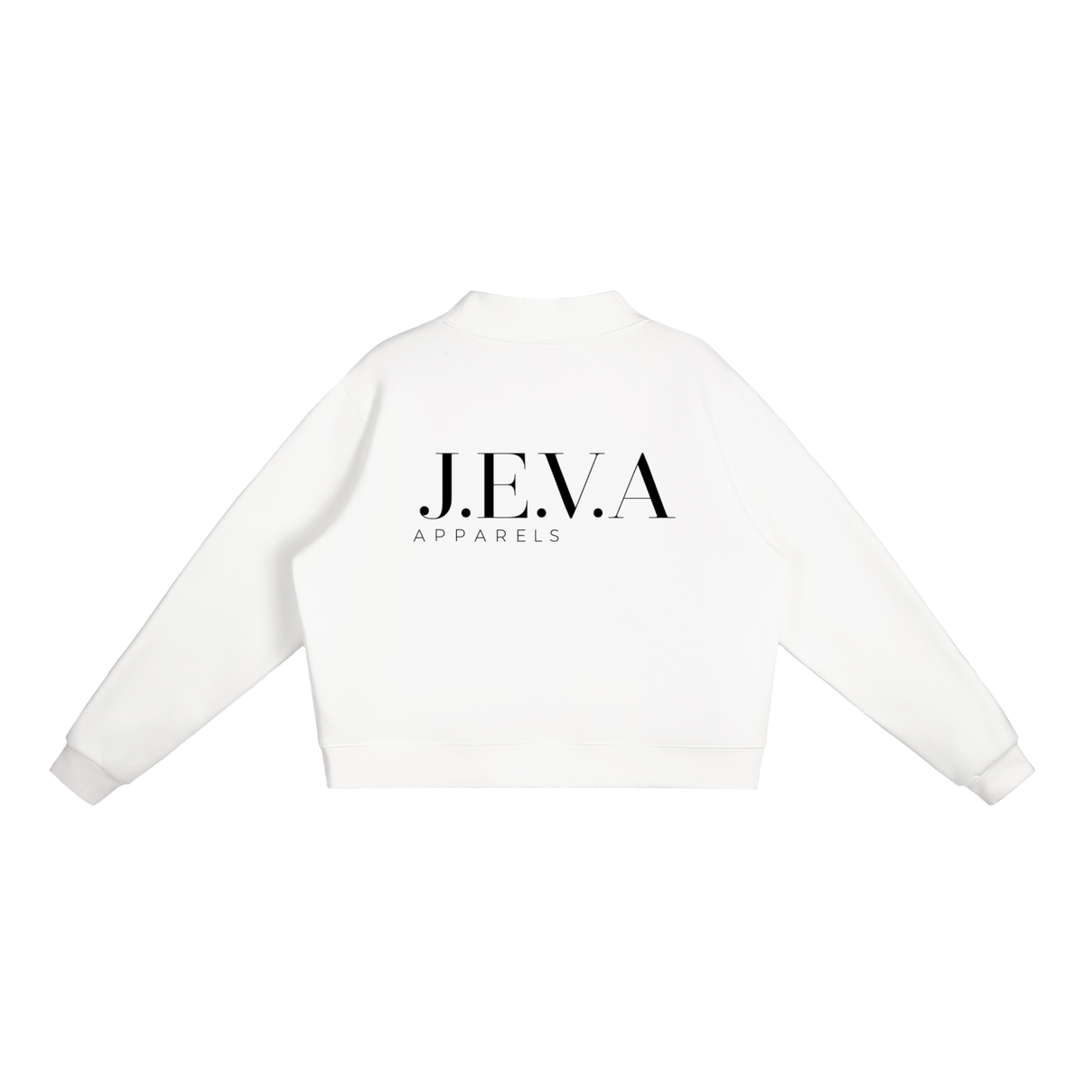 Essential Fleece Mock-Neck Crew Sweatshirt