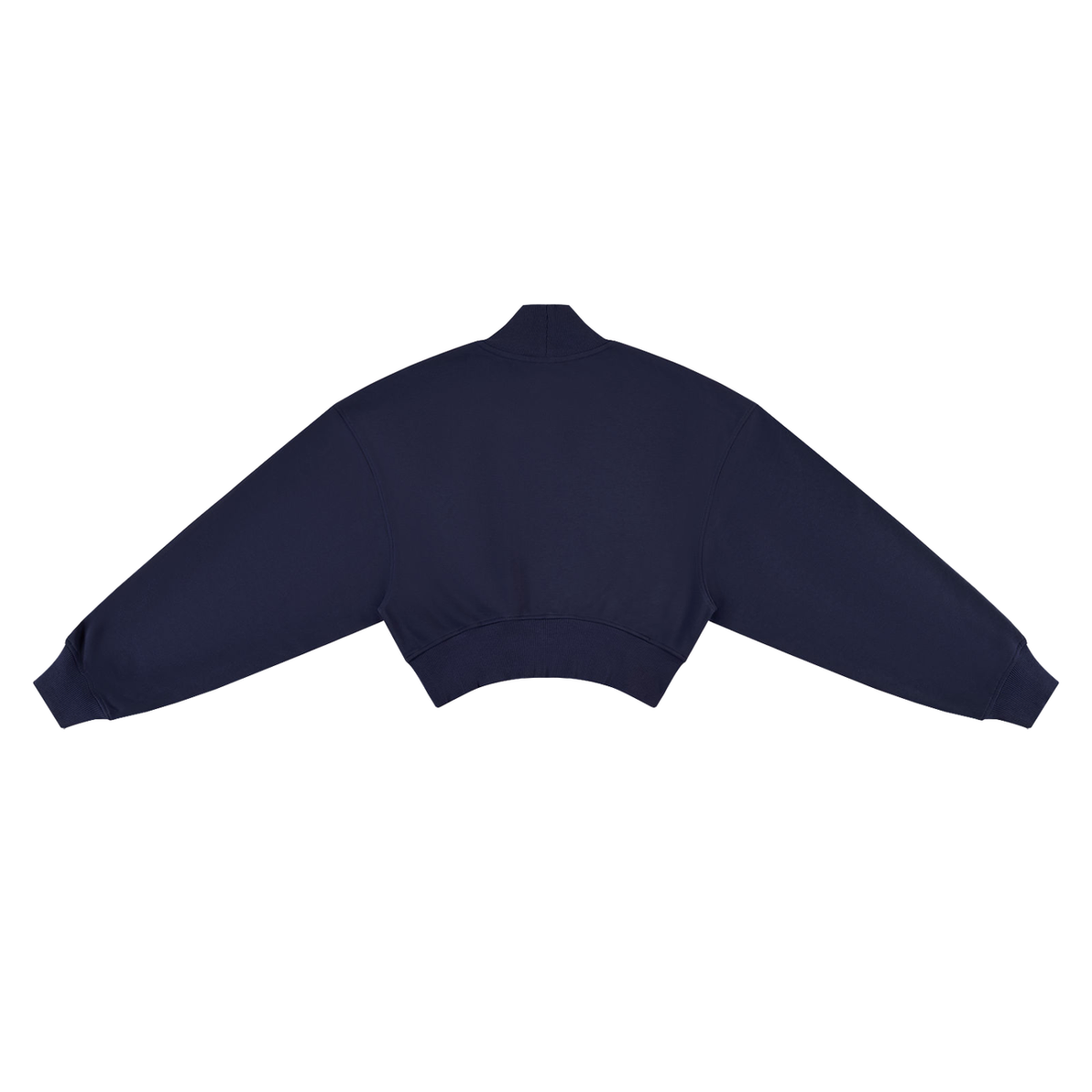 JEVA Apparels, Crop Mock Neck Sweatshirt
