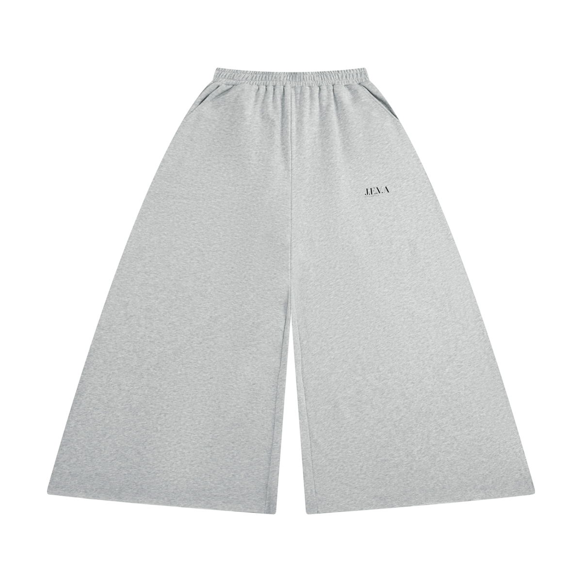 Women's Raw Edge Wide Leg Sweatpants