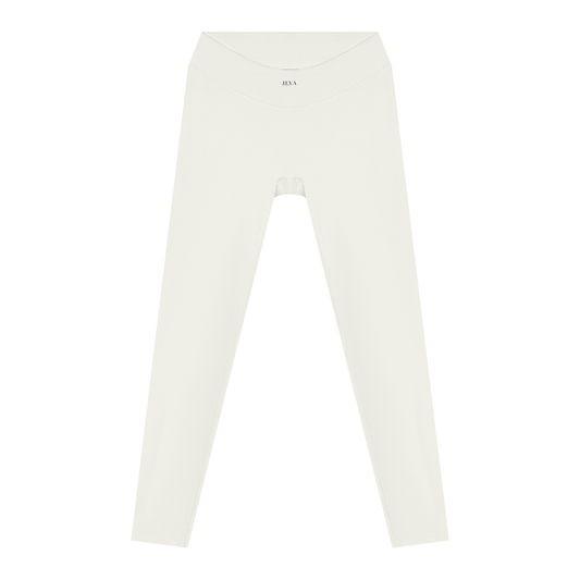 Women's High Waisted Yoga Leggings White Gray