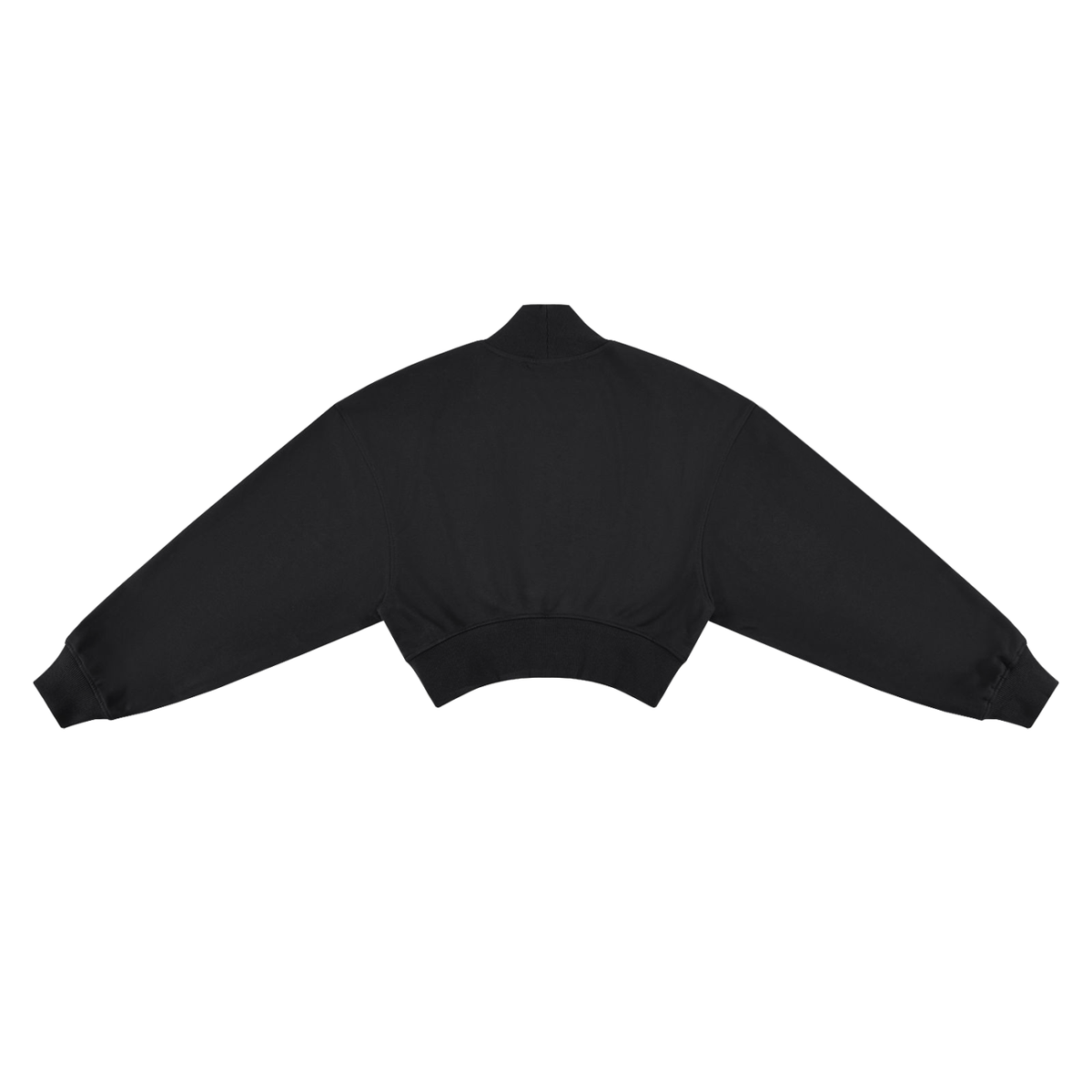 JEVA Apparels, Crop Mock Neck Sweatshirt