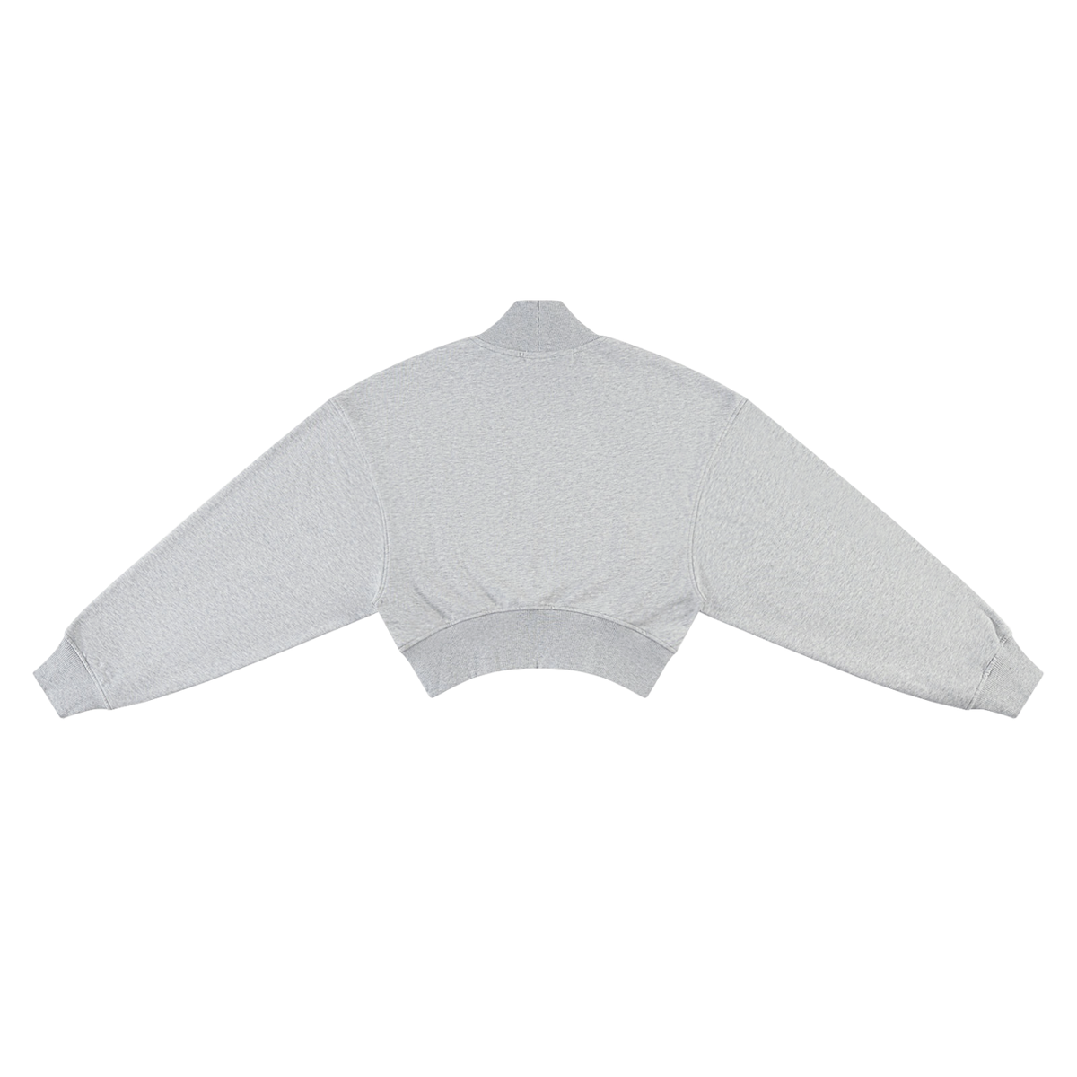 JEVA Apparels, Crop Mock Neck Sweatshirt